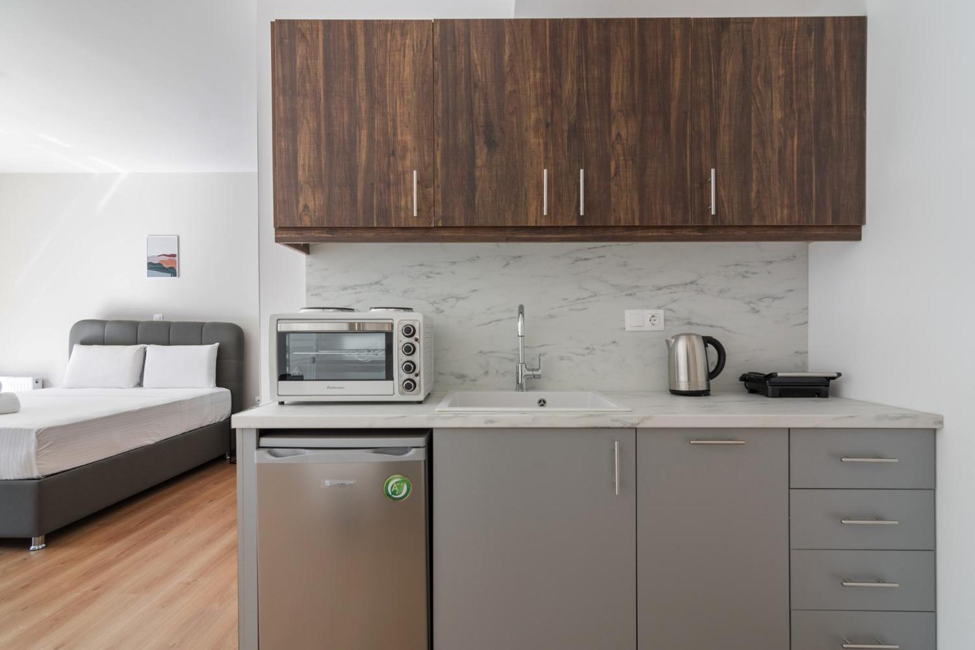Leochares Lifestyle Apartments - Self Check-In Athen Zimmer foto