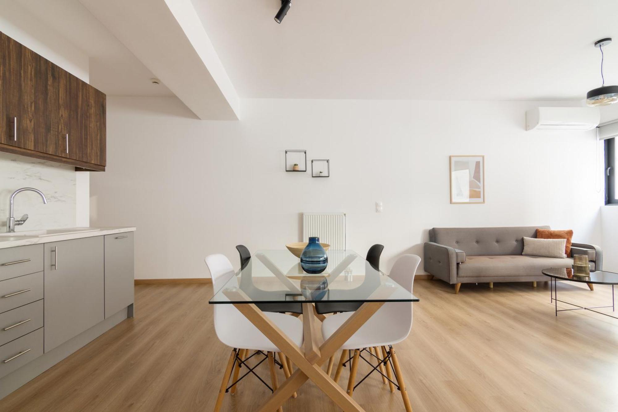 Leochares Lifestyle Apartments - Self Check-In Athen Zimmer foto